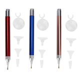 3Set Luminous Diamond Painting Pen with Magnifier for 5D DIY Diamond Art Cross Stitched Embroidery In Australia - Darrahopens