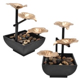 Desktop Flowing Water Ornament Tabletop Fountain for Home Office Feng Shui DecorationAU Plug AC220-240V