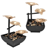 Desktop Flowing Water Ornament Tabletop Fountain for Home Office Feng Shui DecorationAU Plug AC220-240V
