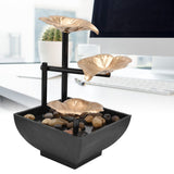Desktop Flowing Water Ornament Tabletop Fountain for Home Office Feng Shui DecorationAU Plug AC220-240V
