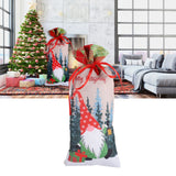 Gift Bag Cute Reusable Durable Christmas Pattern Storage Bag for Party Shopping Mall SupermarketRed Hat