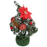 Artificial Christmas Tree Mini Exquisite Cute Bright Colors Desktop Innovative Christmas Tree OrnamentsRed In Australia - Darrahopens