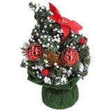 Artificial Christmas Tree Mini Exquisite Cute Bright Colors Desktop Innovative Christmas Tree OrnamentsRed In Australia - Darrahopens