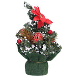 Artificial Christmas Tree Mini Exquisite Cute Bright Colors Desktop Innovative Christmas Tree OrnamentsRed In Australia - Darrahopens