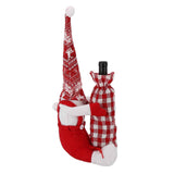 Wine Bottle Cover Faceless Baby Colorful Durable Thick Soft Wine Bottle Sweater for Christmas In Australia - Darrahopens