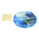 Earth Wall Clock Acrylic Silent Movement Accurate Cutting Stable Non Ticking Space Science Clock for Home Coffee Shop In Australia - Darrahopens