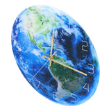 Earth Wall Clock Acrylic Silent Movement Accurate Cutting Stable Non Ticking Space Science Clock for Home Coffee Shop In Australia - Darrahopens
