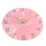 Innovative Pink Wall Clock Acrylic UV Printing Clock for Living Room Home Bedroom In Australia - Darrahopens