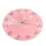 Innovative Pink Wall Clock Acrylic UV Printing Clock for Living Room Home Bedroom In Australia - Darrahopens