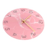 Innovative Pink Wall Clock Acrylic UV Printing Clock for Living Room Home Bedroom In Australia - Darrahopens