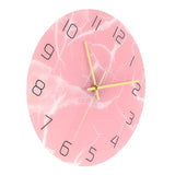 Innovative Pink Wall Clock Acrylic UV Printing Clock for Living Room Home Bedroom In Australia - Darrahopens