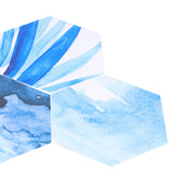3 Dimensional Simulation Hexagonal Tile Sticker PVC Self Adhesive Anti Slip Floor Sticker for Home