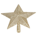 Star Tree Topper Decorated Golden Light Weight Shiny Mini Christmas Tree Topper for Home Shop In Australia - Darrahopens