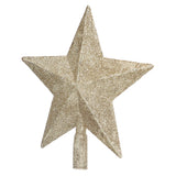 Star Tree Topper Decorated Golden Light Weight Shiny Mini Christmas Tree Topper for Home Shop