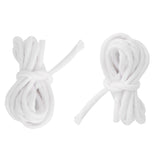 2pcs Candle Wicks Good Oil Absorbency Combustion Durable Braid Cotton Candle Wick for DIY Oil Lamp4mm
