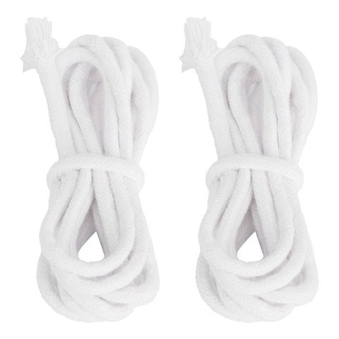 2pcs Candle Wicks Good Oil Absorbency Combustion Durable Braid Cotton Candle Wick for DIY Oil Lamp5mm