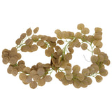 Fake Leaves Fabric Simulated Exquisite Greenery Eucalyptus Garland for Home WeddingYellow In Australia - Darrahopens