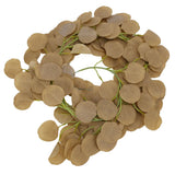 Fake Leaves Fabric Simulated Exquisite Greenery Eucalyptus Garland for Home WeddingYellow In Australia - Darrahopens