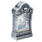 Halloween Tombstone Shaped Light Portable Festival Decorative Lamp for Bar Party HomeSkeleton