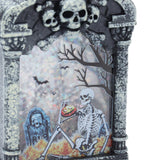Halloween Tombstone Shaped Light Portable Festival Decorative Lamp for Bar Party HomeSkeleton