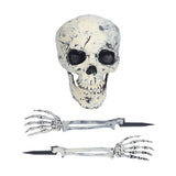 Skeleton Decor Cosplay DIY Multifunctional Lifelike Compact Scary Halloween Skeleton