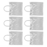 20pcs Transparent Gift Bags Large Capacity Simple Multifunctional 20cmx20cmx8cm PVC Goodie Wrap Bags for Flower Candy
