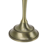 5 Arm Candlestick Holder Iron Retro Decorative Candle Holder Centerpiece for Home Church Cyan