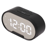 Digital Alarm Clock USB LED Display White Light Mirror Electronic Desktop Clock for Bedroom Living Room Office Black Case In Australia - Darrahopens