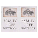 2Pcs Family Tree Notebook 16 Pages Double Sides Family History Record Book Workbook for Family Office Stationery In Australia - Darrahopens