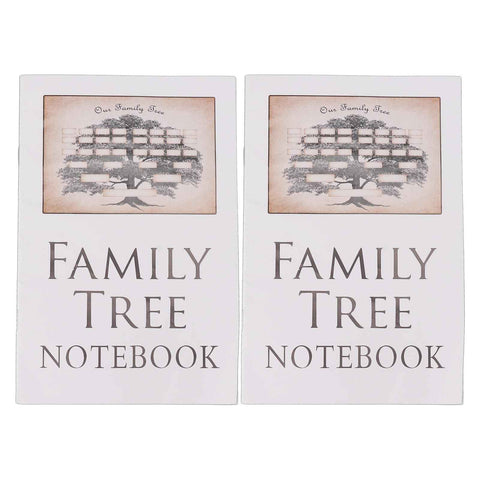 2Pcs Family Tree Notebook 16 Pages Double Sides Family History Record Book Workbook for Family Office Stationery In Australia - Darrahopens
