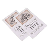 2Pcs Family Tree Notebook 16 Pages Double Sides Family History Record Book Workbook for Family Office Stationery In Australia - Darrahopens