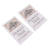 2Pcs Family Tree Notebook 16 Pages Double Sides Family History Record Book Workbook for Family Office Stationery In Australia - Darrahopens