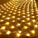 Net Mesh String LED Lights 4.9x4.9ft Waterproof Outdoor Christmas Net Lights for Christmas Outdoor Wedding