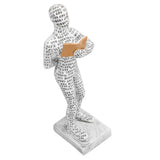 Women Thinker Statue Unique Resin Pulp Reading Women Figurine Decor for Home Office Library W310 12 In Australia - Darrahopens