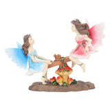 Fairy Statue Ornament Seesaw Figure Resin Realistic Figurine Decoration for Garden Home Living Room Office In Australia - Darrahopens