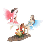 Fairy Statue Ornament Seesaw Figure Resin Realistic Figurine Decoration for Garden Home Living Room Office In Australia - Darrahopens