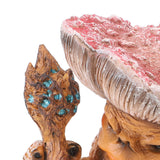 Fairy Mushroom Monster Resin Gothic Style Exquisite Vividly Detailed Outdoor Garden Statue for Lawn Yard Balcony A
