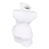 Female Body Vase White Ceramic Creative Feminine Curve Vases for Home Living Room Guesthouse Decoration