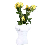 Men Body Vase Pottery Flower Vase Polished Compact Versatile Decor for Home Desk Office Living Room