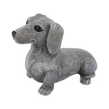 Dachshund Figurine Resin Dachshund Sculpture Outdoor Statue Ornament Dog Lover Gift For Garden Patio Lawn Courtyard Home Desktop Decoration