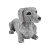 Dachshund Figurine Resin Dachshund Sculpture Outdoor Statue Ornament Dog Lover Gift For Garden Patio Lawn Courtyard Home Desktop Decoration