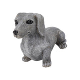 Dachshund Figurine Resin Dachshund Sculpture Outdoor Statue Ornament Dog Lover Gift For Garden Patio Lawn Courtyard Home Desktop Decoration