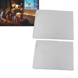 2 Sets Christmas Window Projector Screen HD Effect Lasting Easy Operate Movie Display Cloth for Home