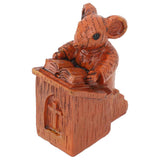 Church Mouse Statue Easy To Clean Brown Resin Church Mouse Resin Sculpture for Home In Australia - Darrahopens