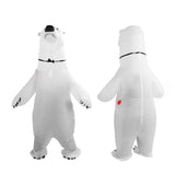 Inflatable Polar Bear Costume Reinforced Stitching Lightweight Reusable Waterproof Blow Up Animal Costumes for Halloween Cosplay In Australia - Darrahopens