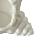 White Ceramic Conch Shell Conch Shape Ceramic Jewelry Tray Ocean Style Earrings Necklace Storage Dish Decorative Key Bowl