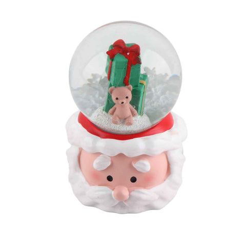 Lighted Christmas Crystal Ball Resin Cute Battery Powered Desktop Christmas Globe Decor Ornament for Home Party Gifts Present In Australia - Darrahopens