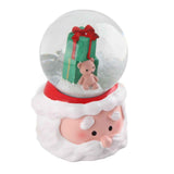 Lighted Christmas Crystal Ball Resin Cute Battery Powered Desktop Christmas Globe Decor Ornament for Home Party Gifts Present In Australia - Darrahopens