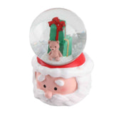 Lighted Christmas Crystal Ball Resin Cute Battery Powered Desktop Christmas Globe Decor Ornament for Home Party Gifts Present In Australia - Darrahopens