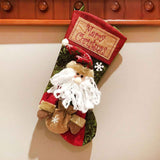Christmas Stockings Exquisite Handcrafted Personalized Xmas Hanging Stocking for Gift Exchange Party Favor Old Man In Australia - Darrahopens
